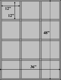 3x4 36x48 T-Shirt Layout - grey w measurements