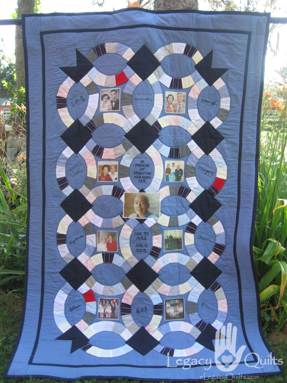 In Memory of Sebastian Kar-Hung Lee -40 x63 Patchwork & Photos