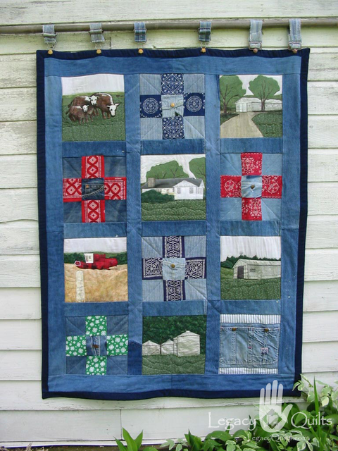 Trapp's Farm II - 44x56 Patchwork & Landscapes